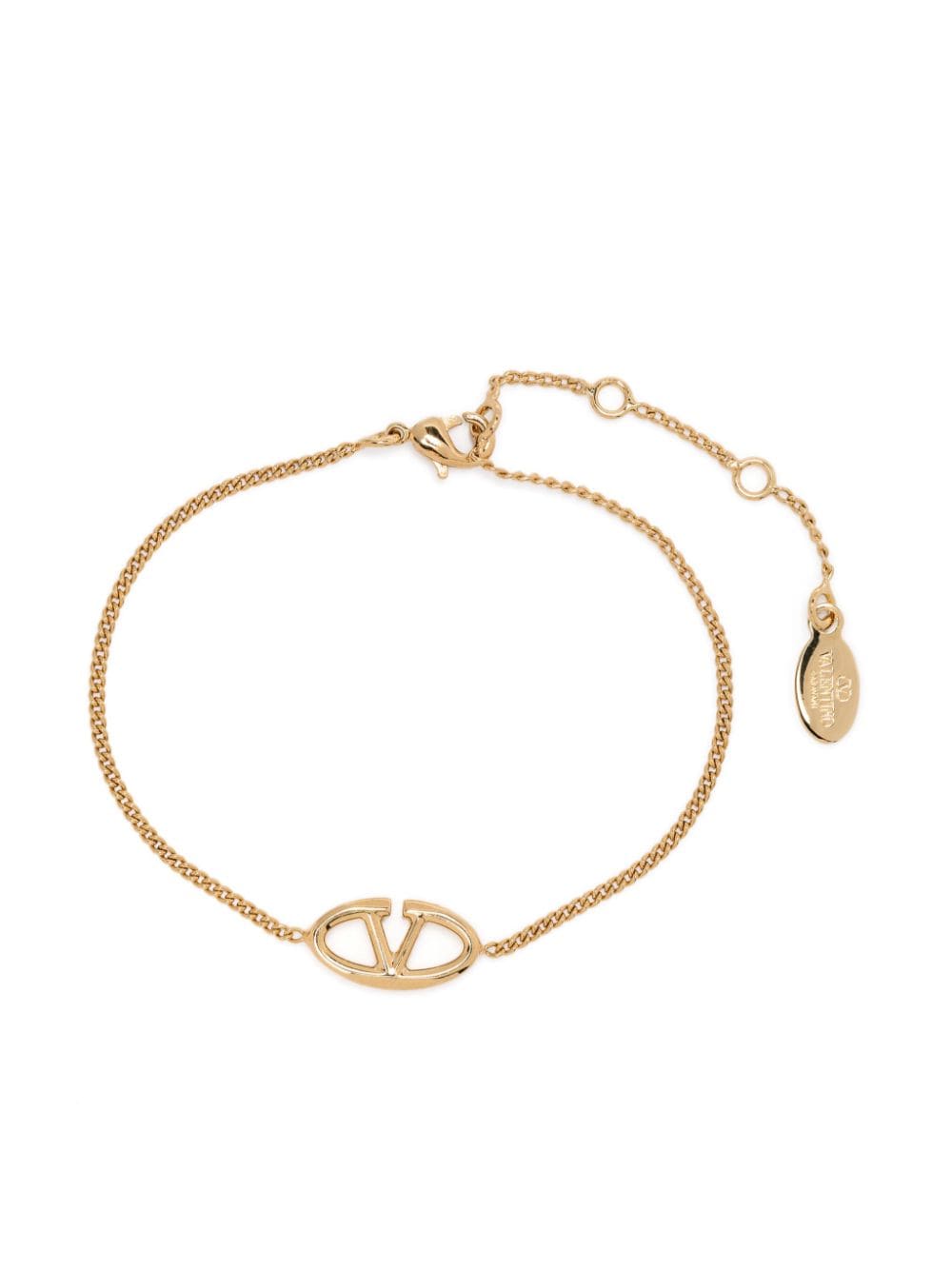 Valentino Garavani Vlogo Chain-link Bracelet In Gold