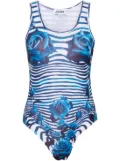 Jean Paul Gaultier The Flower Body Morphing bodysuit - Blue