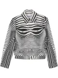 Jean Paul Gaultier Morphing Digital-print denim jacket - White