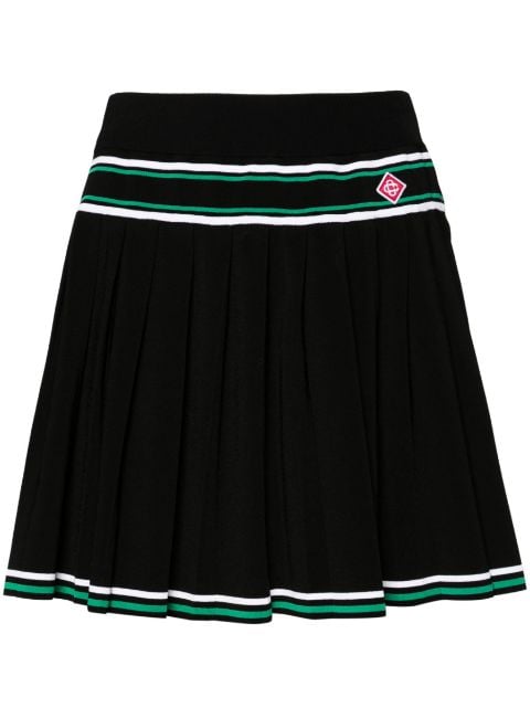Casablanca striped pleated skirt