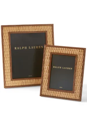 Ralph Lauren Home Durham レザーフォトフレーム | ブラウン | FARFETCH JP