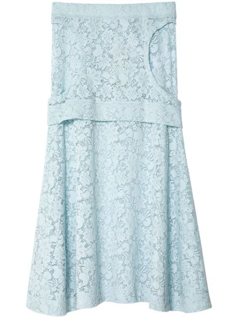 Eckhaus Latta Seraph floral-lace maxi skirt
