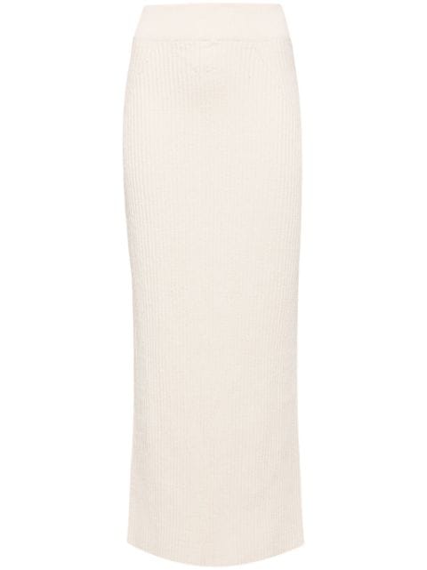 TOTEME knitted-construction midi skirt 
