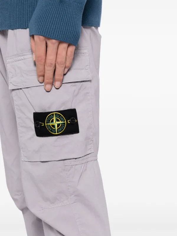 Stone Island Tapered Cargo Pants | Grey | FARFETCH