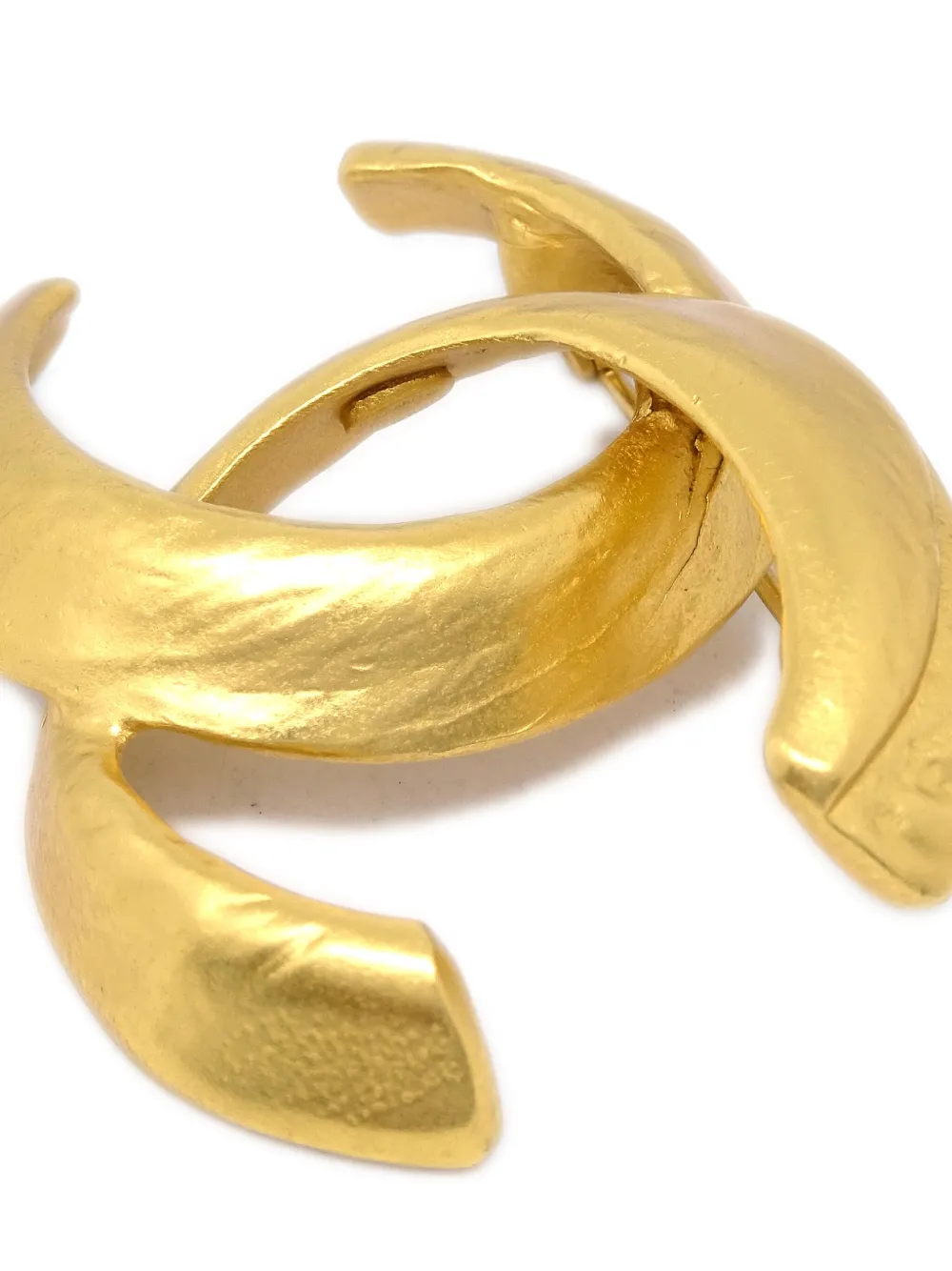 CHANEL Pre-Owned 2000 vergulde broche - Goud
