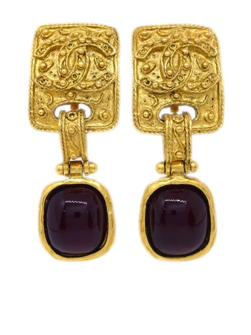 Boucles d'oreilles à clip (1994) - CHANEL Pre-Owned - Modalova