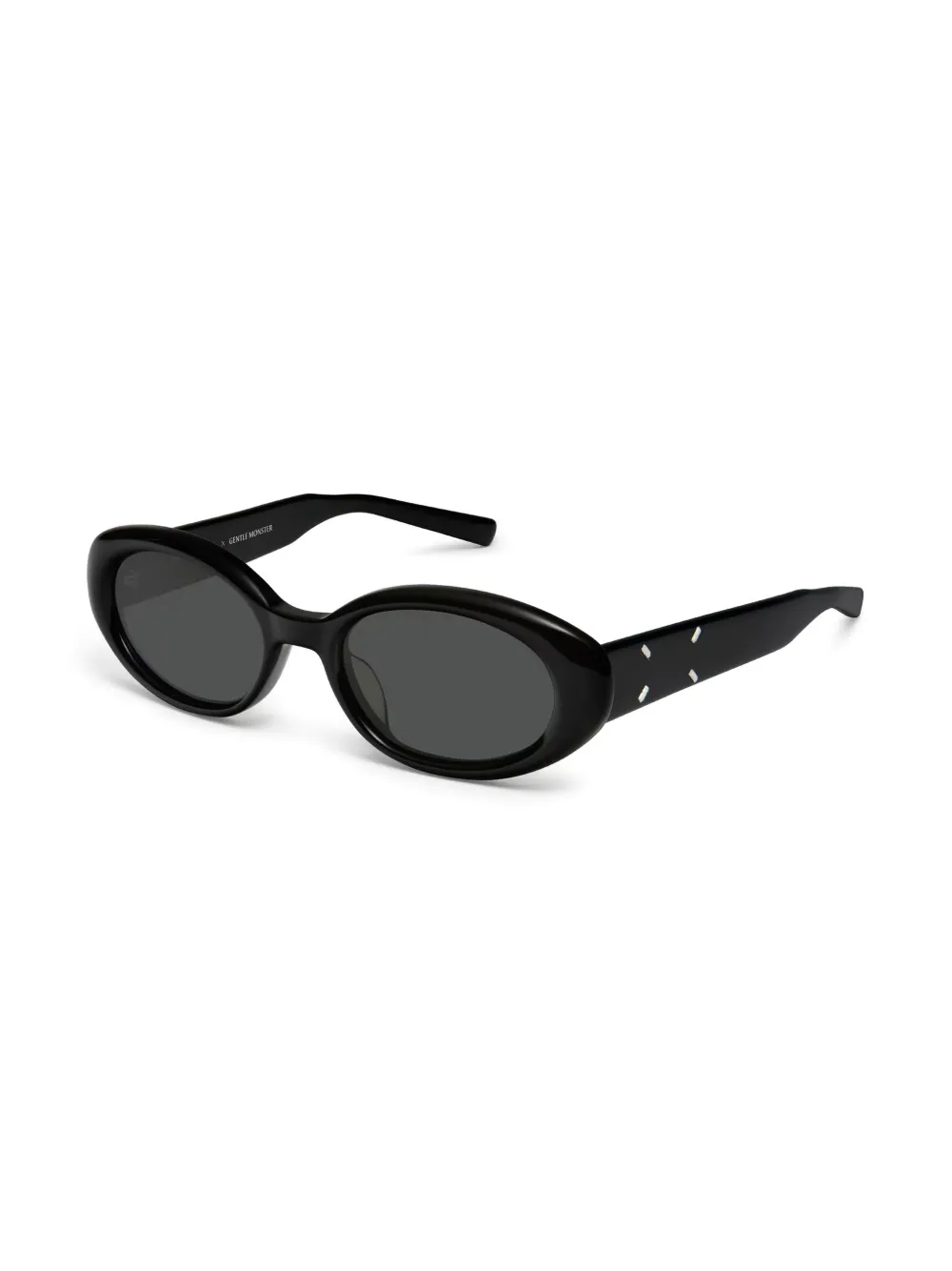 Gentle Monster x Maison Margiela zonnebril met ovalen montuur - Zwart
