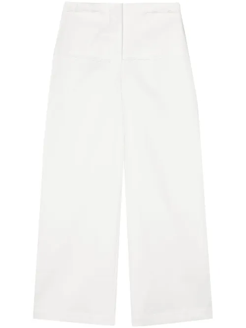 Pantalon en coton à coupe droite - LITKOVSKA - Modalova