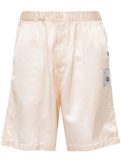 Maison MIHARA YASUHIRO bermudas de satén