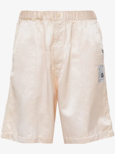 Maison MIHARA YASUHIRO satin bermuda shorts
