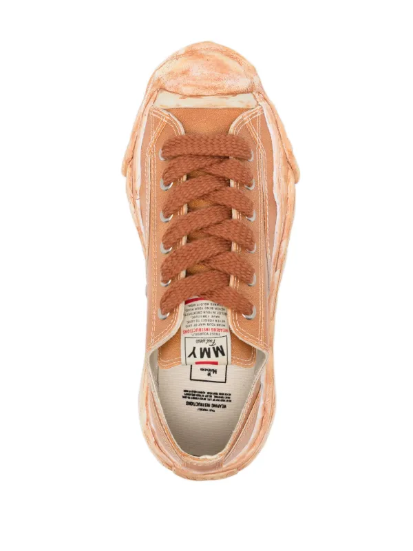 Maison MIHARA YASUHIRO Hank Leather Sneakers | Brown | FARFETCH