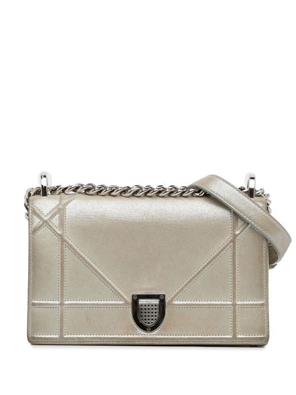Christian Dior Pre-Owned 2014 Small Diorama Flap Crossbody Bag ...