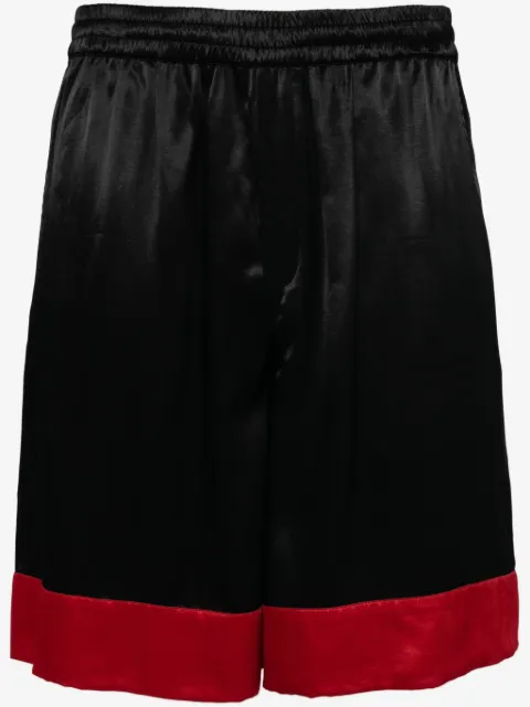 Off-White shorts deportivos anchos con logo estampado