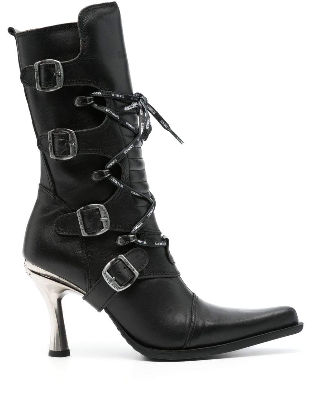 Shop Vetements New Rock 90mm Boots In Black
