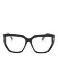 TOM FORD Eyewear geometric-frame glasses - Black