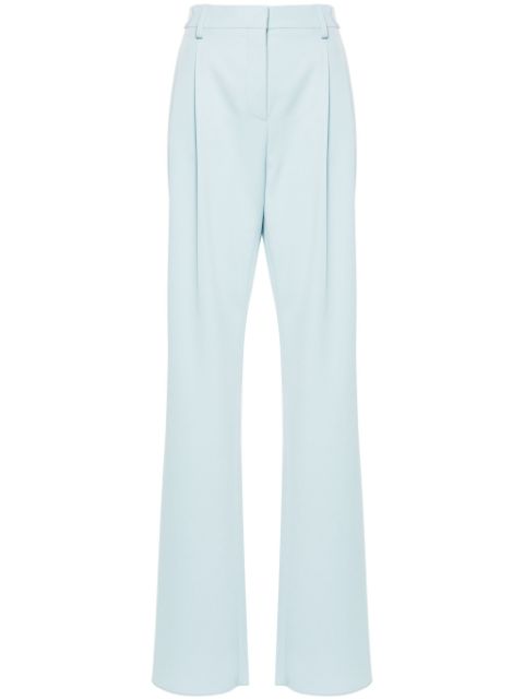 Stella McCartney pleat-detail straight-leg trousers Women