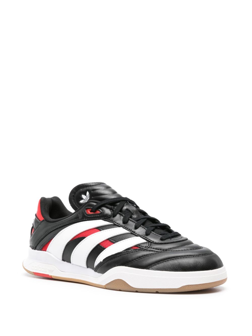 Shop Adidas Originals Predator Mundial Leather Sneakers In 黑色