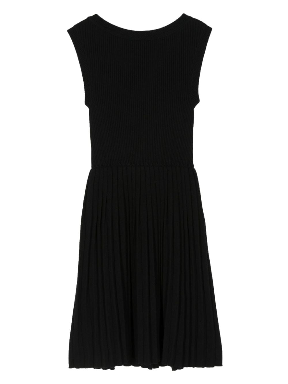 Image 2 of CHANEL Pre-Owned 2007 ribbed-knit sleeveless dress