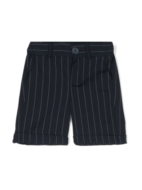 Fay Kids pinstriped smart shorts