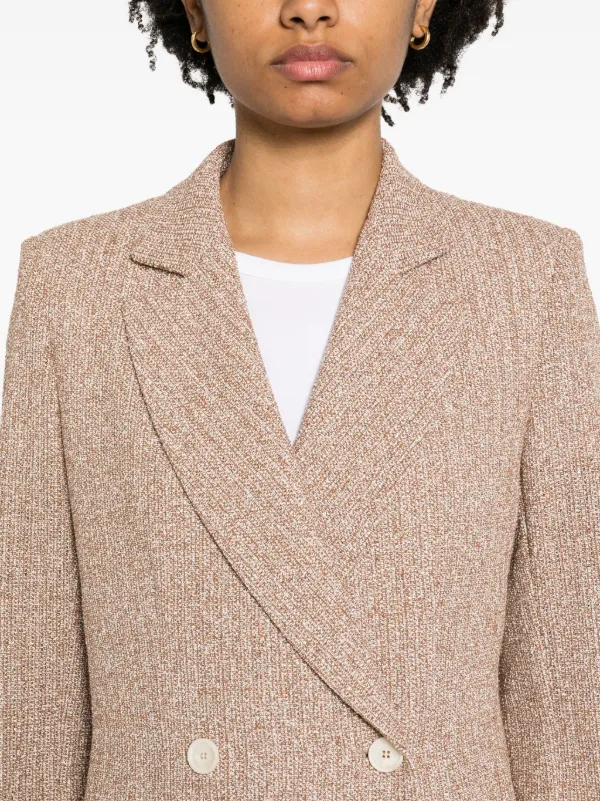 Harris Wharf London double-breasted Button Blazer | Brown
