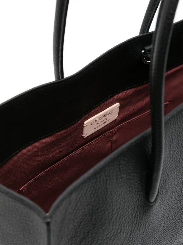 ★Coccinelle★ Myrtha LOGO本革トート 2025SS【イタリア買付】 ☆Coccinelle☆ Myrtha LOGO本革トート 2025SS【イタリア買付