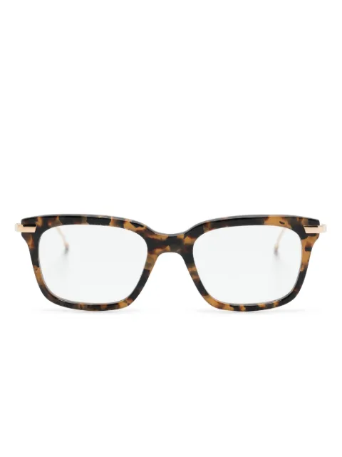 Thom Browne Eyewear tortoiseshell square-frame glasses