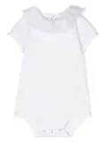 Douuod Kids ruffle-collar cotton body - White