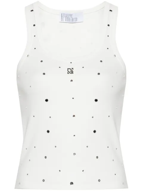 Giuseppe Di Morabito crystal-embellished tank top