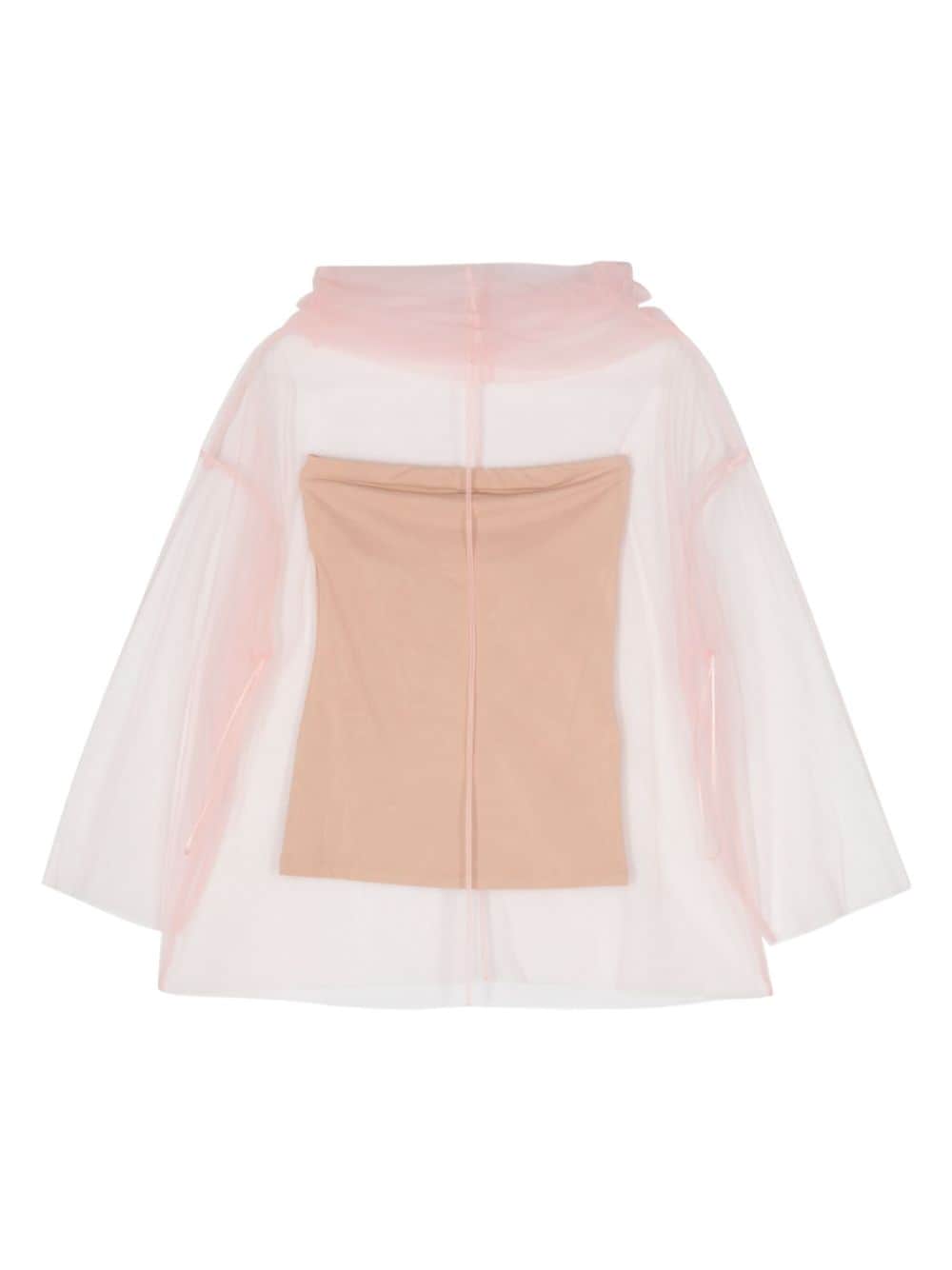 Image 2 of Sportmax tulle long-sleeve blouse