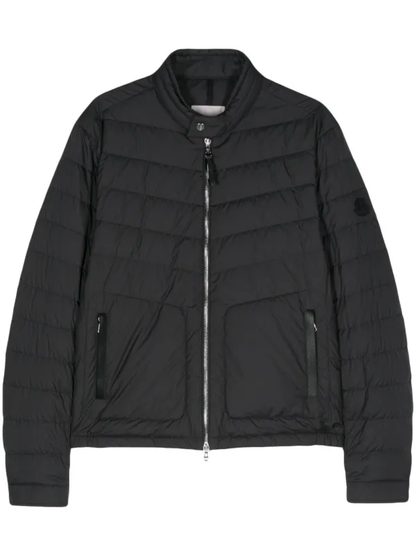 Moncler matte black jacket hotsell