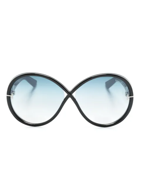 TOM FORD Eyewear Edie round-frame sunglasses