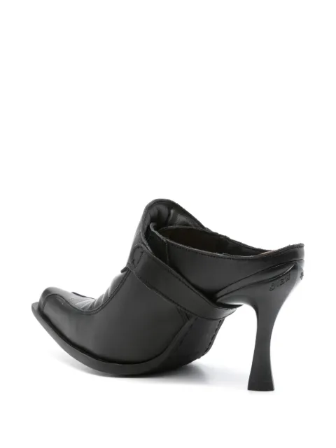 VETEMENTS x New Rock Moto leather mules WE64SB100B - 2