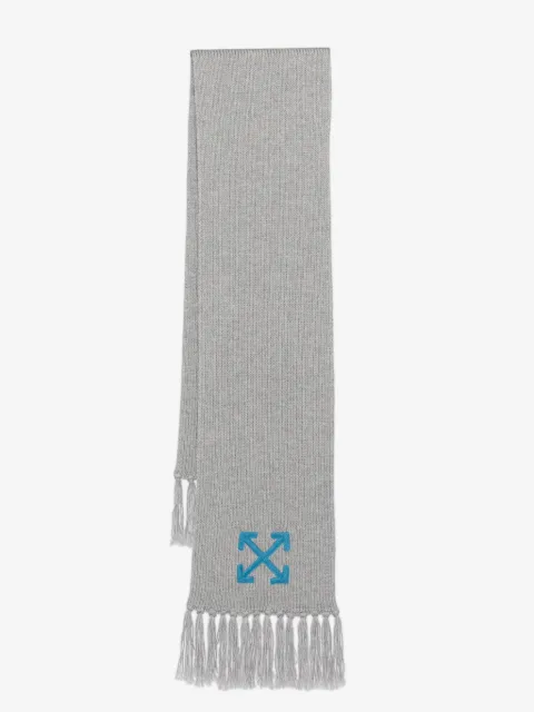 Off-White écharpe en laine à motif Arrows brodé