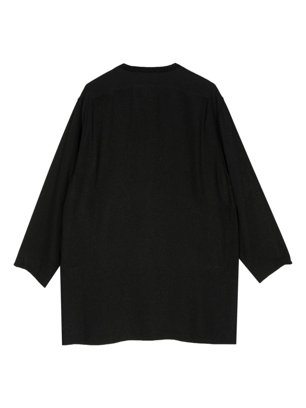 Pre-owned Saint Laurent Long-seeved Beaded Dress In Black