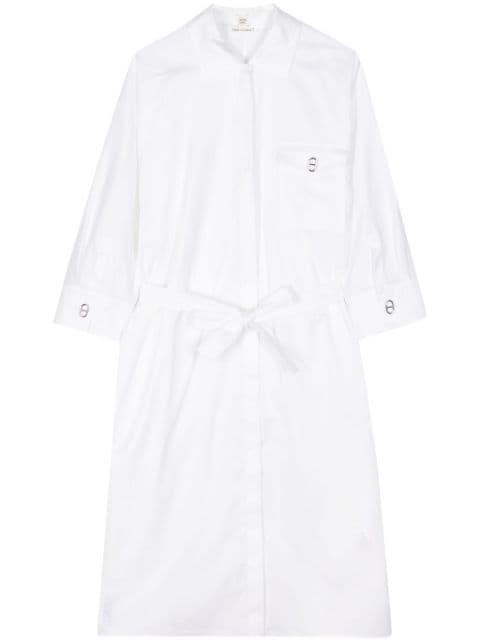 Hermès Pre-Owned long-sleeved cotton shirtdress