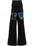 Off-White Vars Hamer wide-leg jeans - Black