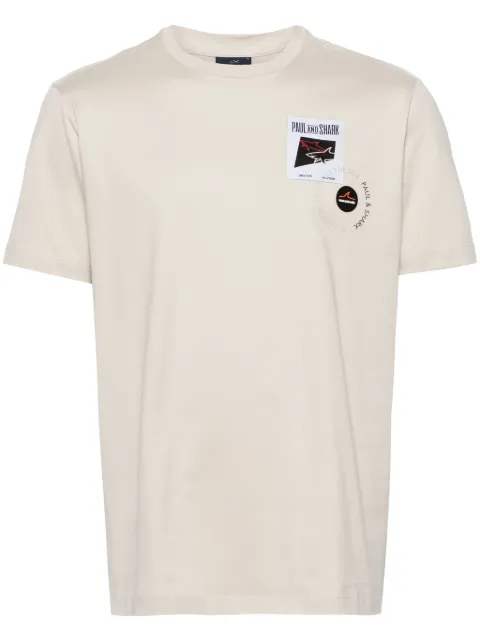 Paul & Shark playera con parche del logo