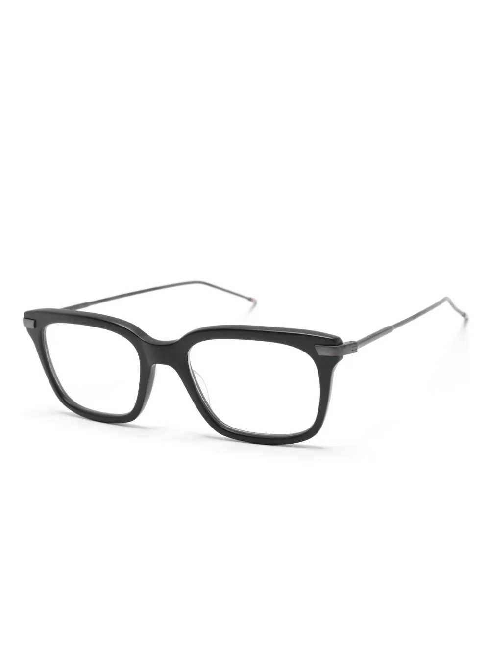 Shop Thom Browne Square-frame Glasses In Grey