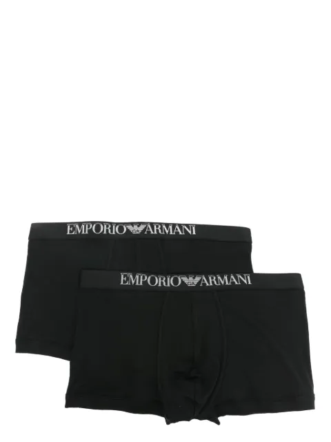 Emporio Armani logo-waistband briefs (pack of two)