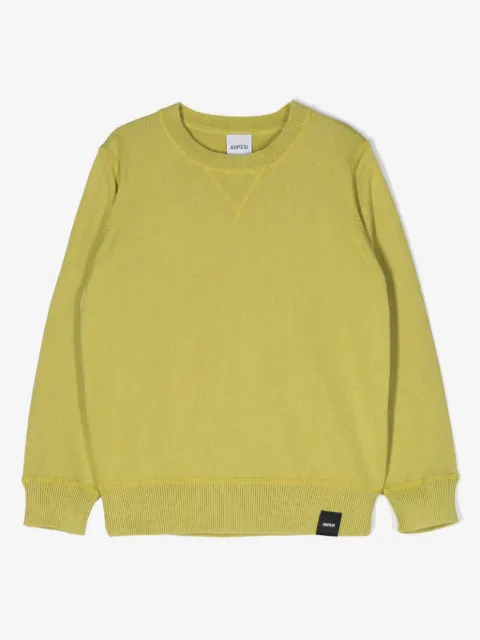Aspesi Kids logo-tag jumper