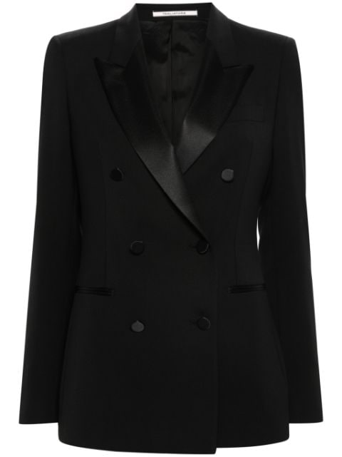Tagliatore satin-lapels double-breasted suit