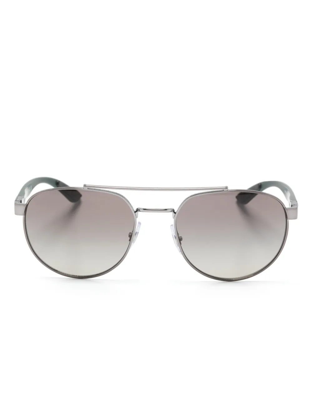 Ray-Ban RB3736 zonnebril met piloten montuur Zilver