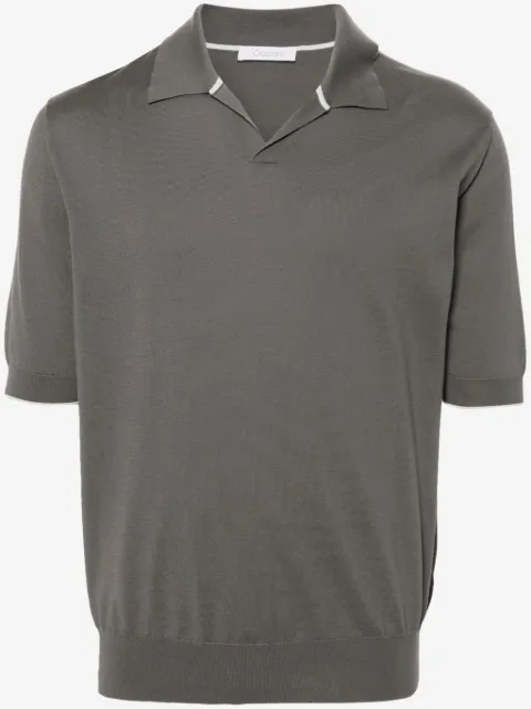 Cruciani fine-ribbed polo shirt
