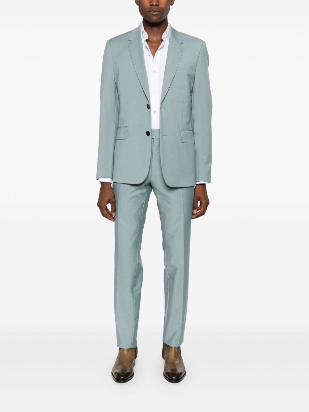 TOM FORD pressed-crease trousers - Blauw