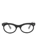 Ray-Ban Wayfarer oval-frame glasses - Black