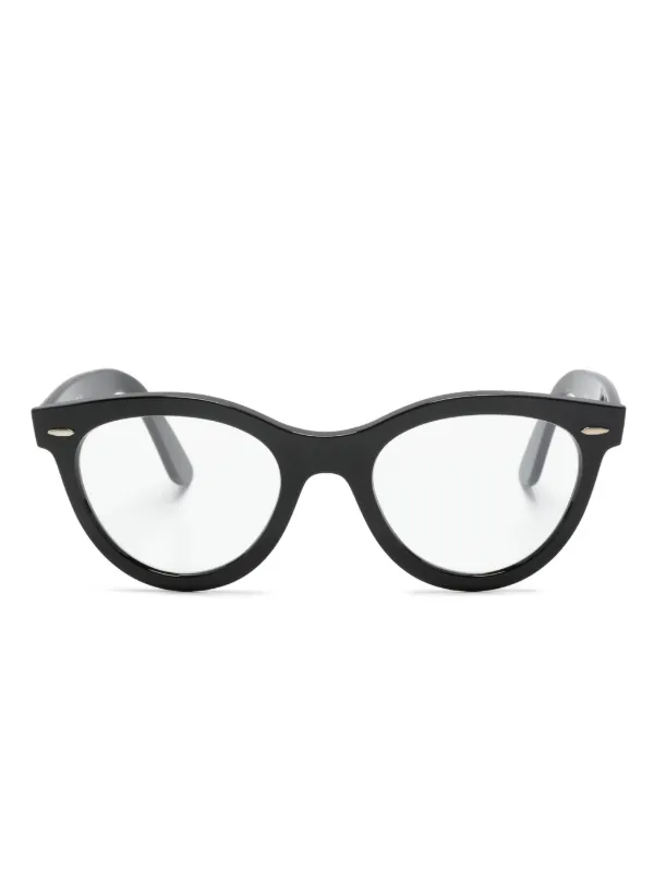 Ray-Ban Wayfarer Way ラウンドフレーム サングラス | ブラック
