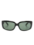 Ray-Ban RB4389 rectangle-frame sunglasses - Black
