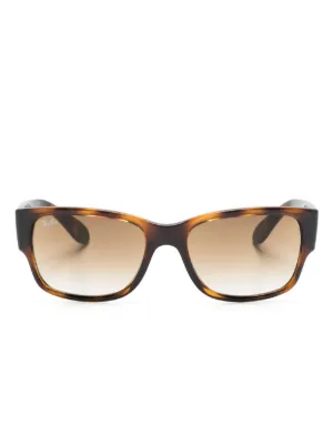 Ray-Ban Chris サングラス | ブラウン | FARFETCH JP