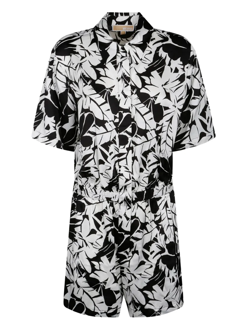 Michael Kors Romper met bloemenprint Zwart