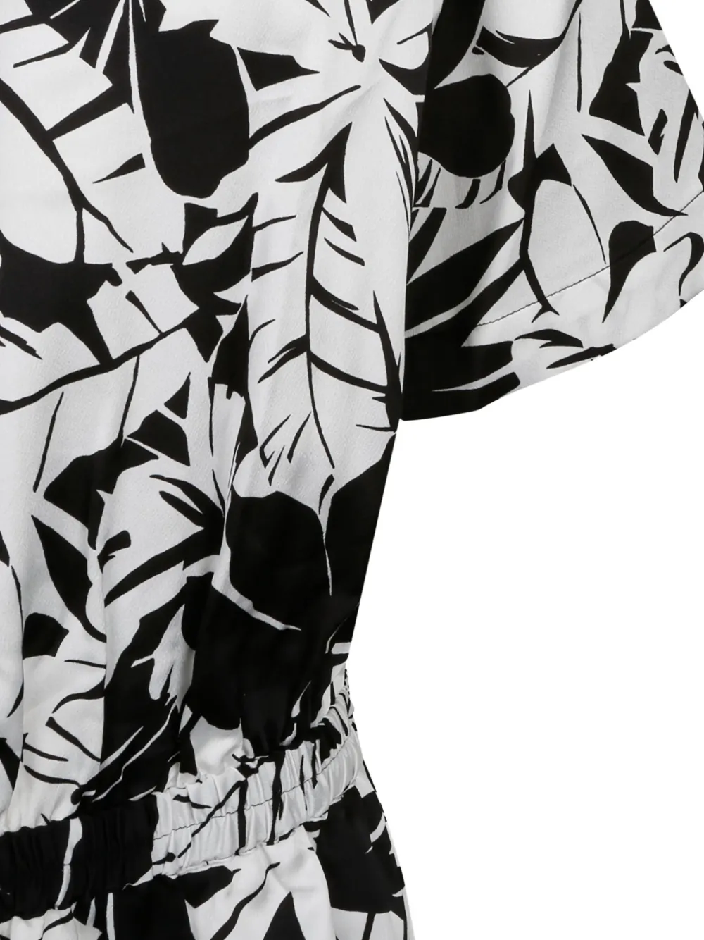 Michael Kors Romper met bloemenprint Zwart